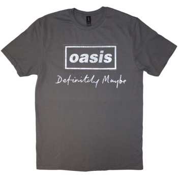 Merch Oasis: Póló Definitely Maybe Distressed Text Logo Oasis