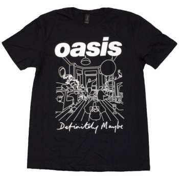 Merch Oasis: Póló Definitely Maybe Line Drawing