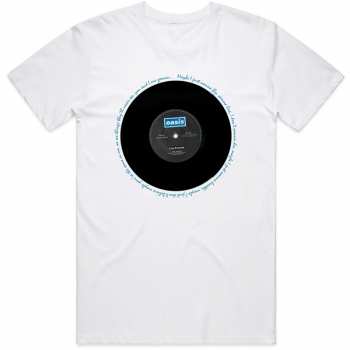Merch Oasis: Tričko Live Forever Single  L