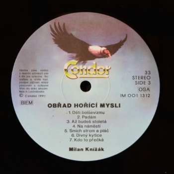 2LP Milan Knížák: Obřad Hořící Mysli