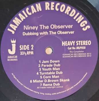 LP King Tubby: Dubbing With The Observer