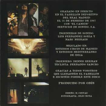 CD Obus: En Directo 21-2-87
