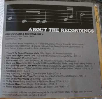 CD Ocie Stockard And His Wanderers: Western Swing Chronicles Vol. 3