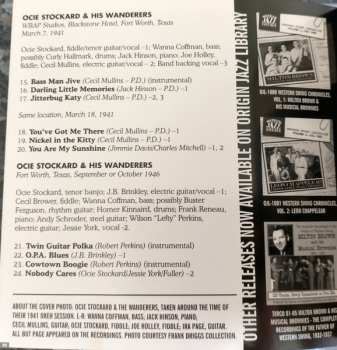CD Ocie Stockard And His Wanderers: Western Swing Chronicles Vol. 3