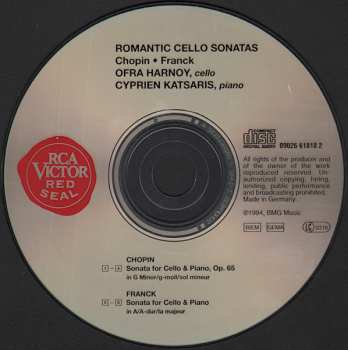 CD César Franck: Piano Sonatas 1-3