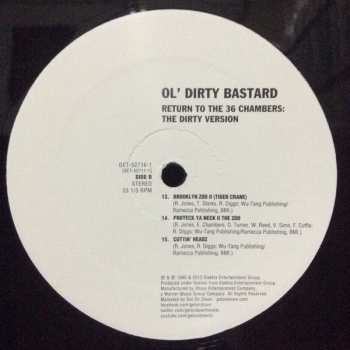 2LP Ol' Dirty Bastard: Return To The 36 Chambers: The Dirty Version