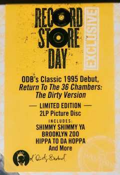2LP Ol' Dirty Bastard: Return to the 36 Chambers: The Dirty Version LTD | PIC