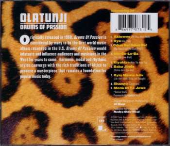CD Babatunde Olatunji: Drums Of Passion