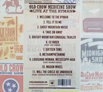 CD Old Crow Medicine Show: Live At The Ryman