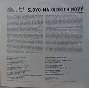 LP Oldřich Nový: Slovo Má Oldřich Nový
