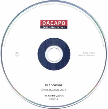 CD Ole Schmidt: String Quartets Vol. 1 DIGI