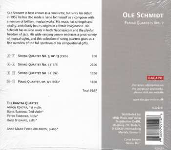 CD Ole Schmidt: String Quartets Vol. 2 DIGI