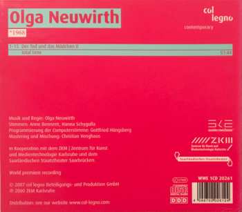 CD Olga Neuwirth: Der Tod Und Das Mädchen II