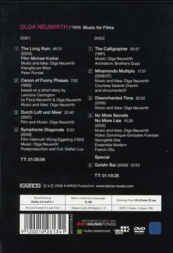 2DVD Olga Neuwirth: Music For Films