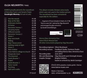 CD Olga Neuwirth: Original Soundtrack To Goodnight Mommy - Ich Seh Ich Seh