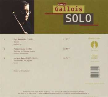 CD Pierre Boulez: Solo