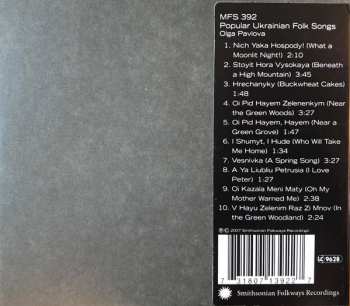 CD Olga Pavlova: Popular Ukrainian Folk Songs