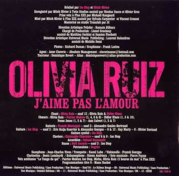 CD Olivia Ruiz: J'Aime Pas L'Amour