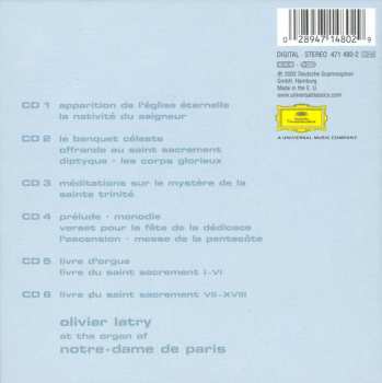 6CD/Dobozkészlet Olivier Messiaen: Complete Organ Works