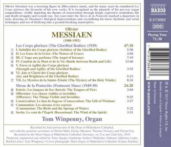 CD Olivier Messiaen:  Les Corps Glorieux (The Glorified Bodies) / Messe De La Pentecôte