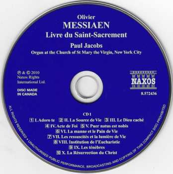2CD Olivier Messiaen: Livre Du Saint-Sacrement