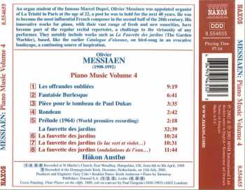 CD Olivier Messiaen: Piano Music Volume 4