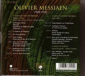 17CD/Dobozkészlet Olivier Messiaen: Organ Works · Piano Works · Songs