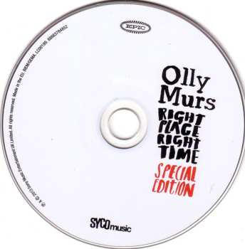 CD/DVD Olly Murs: Right Place Right Time