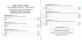 CD Omar Zoboli: Un Oboe Nel "Teatro Degli Affetti"