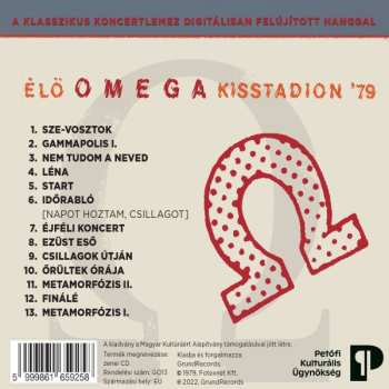 CD Omega: Élő Omega Kisstadion '79