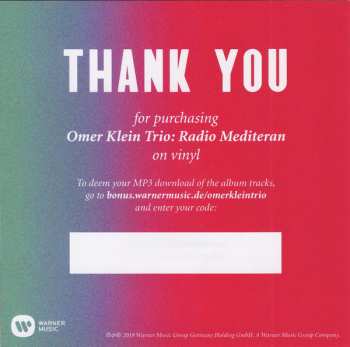 LP Omer Klein Trio: Radio Mediteran