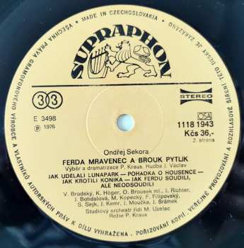 LP Ondřej Sekora: Ferda Mravenec A Brouk Pytlík