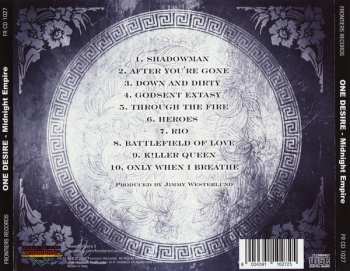 CD One Desire: Midnight Empire