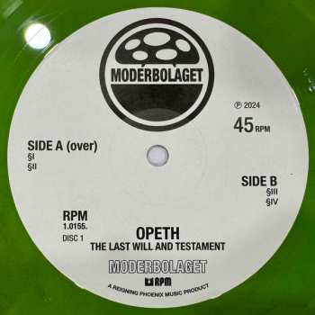 2LP Opeth: The Last Will And Testament CLR | LTD