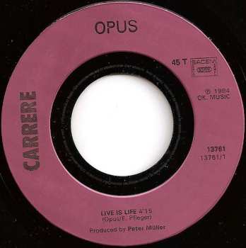 SP Opus: Live Is Life / Up And Down