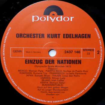 2LP/Dobozkészlet Orchester Kurt Edelhagen: Einzug Der Nationen