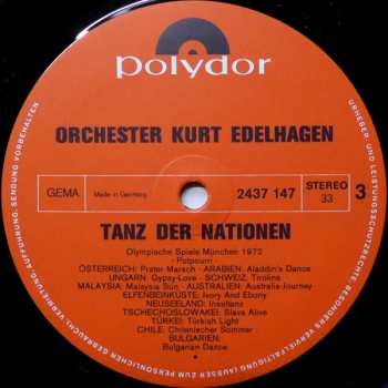 2LP/Dobozkészlet Orchester Kurt Edelhagen: Einzug Der Nationen