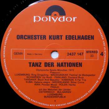 2LP/Dobozkészlet Orchester Kurt Edelhagen: Einzug Der Nationen