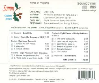 CD Orchestra Of The Swan: Copland, Barber, Gershwin