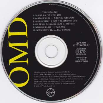 CD Orchestral Manoeuvres In The Dark: Sugar Tax