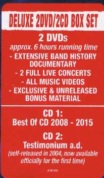 2CD/2DVD/Dobozkészlet Orden Ogan: The Book Of Ogan DLX