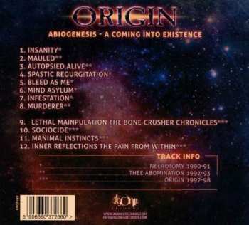 CD Origin: Abiogenesis - A Coming Into Existence DIGI
