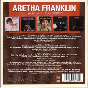 5CD/Dobozkészlet Aretha Franklin: Original Album Series