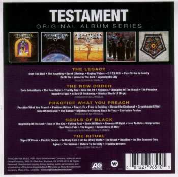 5CD/Dobozkészlet Testament: Original Album Series