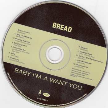 5CD/Dobozkészlet Bread: Original Album Series
