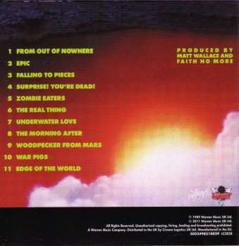 5CD/Dobozkészlet Faith No More: Original Album Series