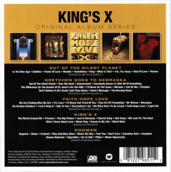 5CD/Dobozkészlet King's X: Original Album Series