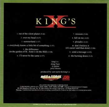 5CD/Dobozkészlet King's X: Original Album Series