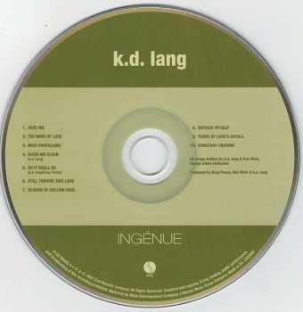 5CD/Dobozkészlet k.d. lang: Original Album Series