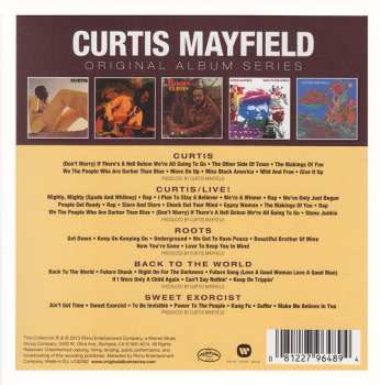 5CD/Dobozkészlet Curtis Mayfield: Original Album Series